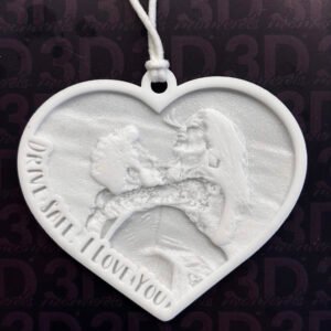 Magic 3D Photo Heart Ornament for Car