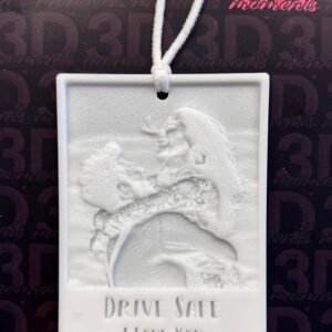 3D Polaroid Car Ornament