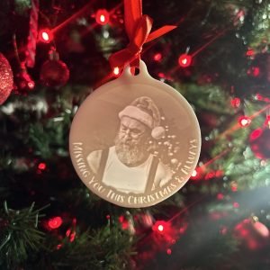 Memorial 3D Photo Christmas Bauble