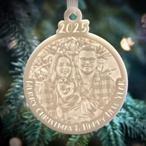 2025 Personalised 3D Photo Christmas Bauble