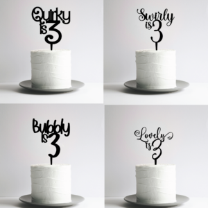 Personalised Birthday Cake Topper
