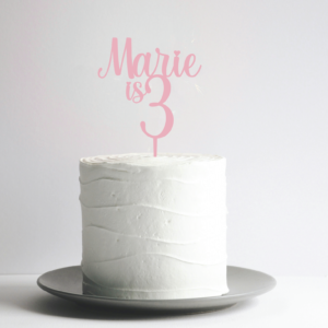 Personalised Birthday Cake Topper made in ireland