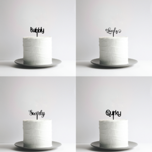 Personalised Cake Topper with Name or Word